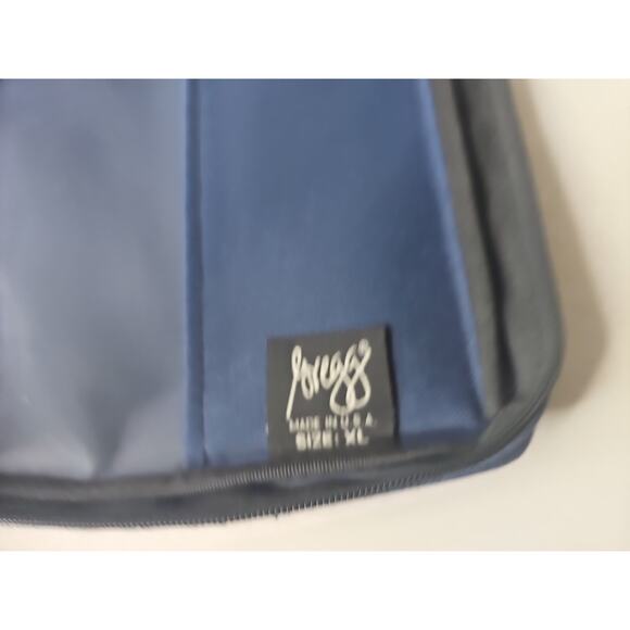 VTG Bible Gear Bible Cover Case Blue Zip Bookmark Pockets - Picture 8 of 16